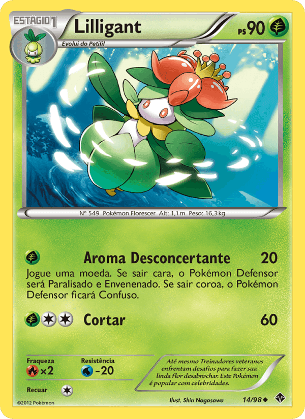 Lilligant, carta 14 de Poderes Emergentes