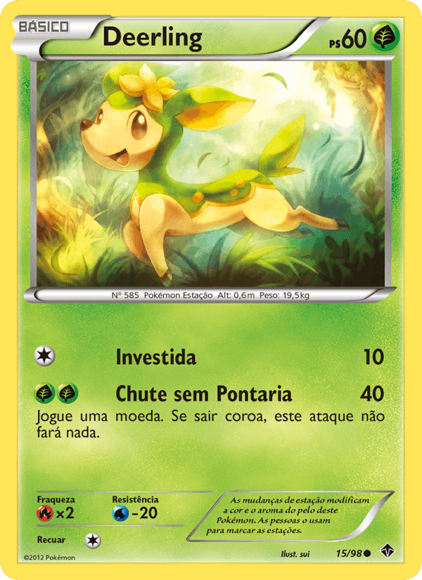 Deerling, carta 15 de Poderes Emergentes