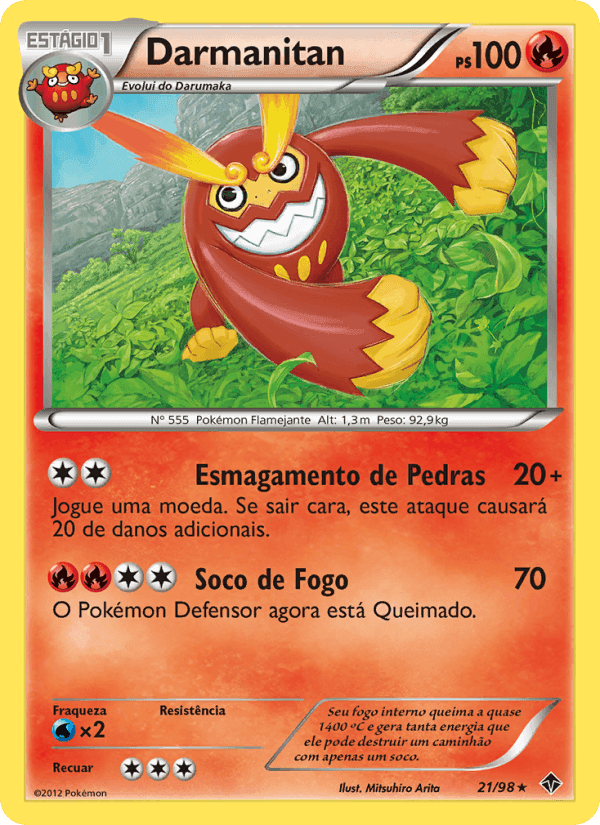 Darmanitan, carta 21 de Poderes Emergentes