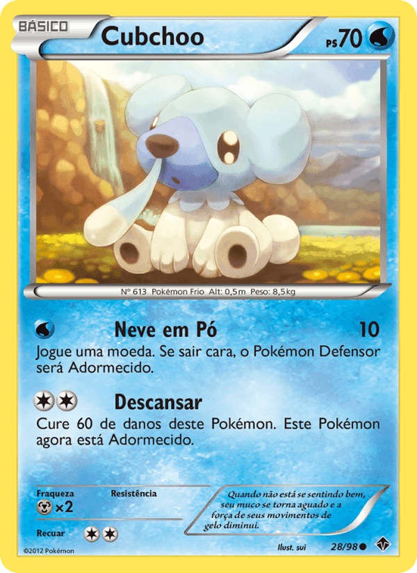 Cubchoo, carta 28 de Poderes Emergentes