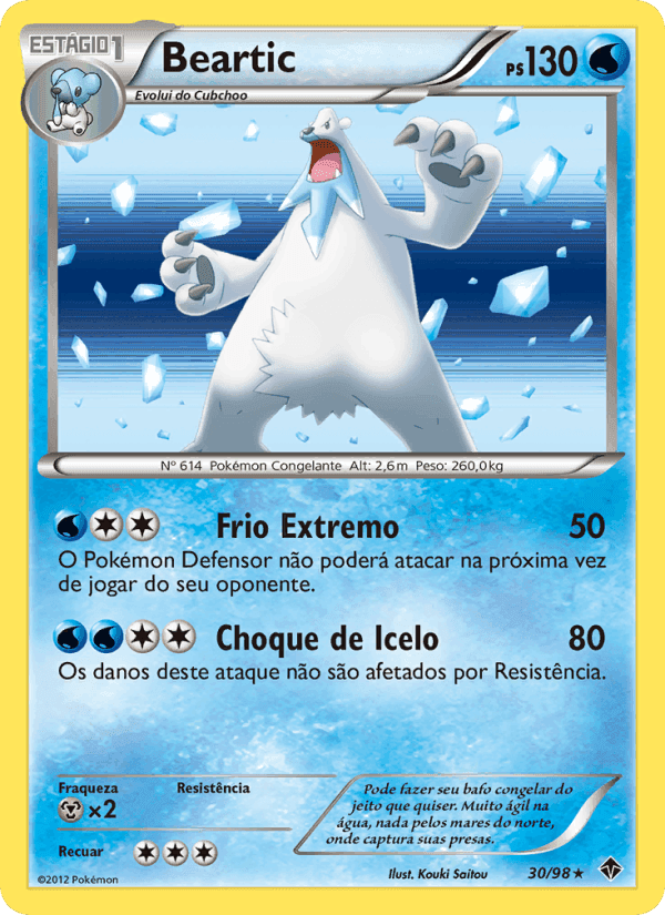Beartic, carta 30 de Poderes Emergentes