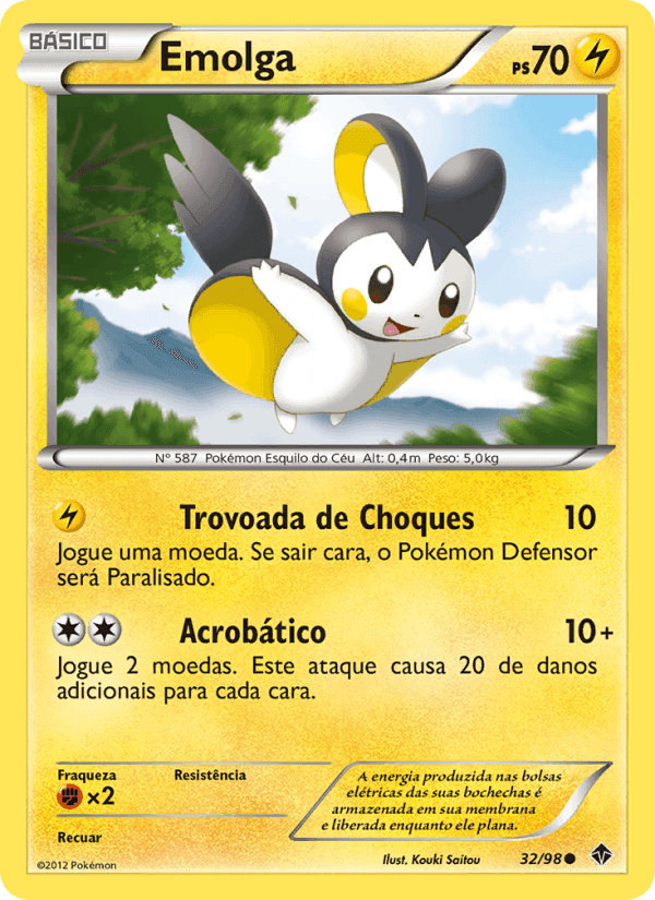 Emolga, carta 32 de Poderes Emergentes