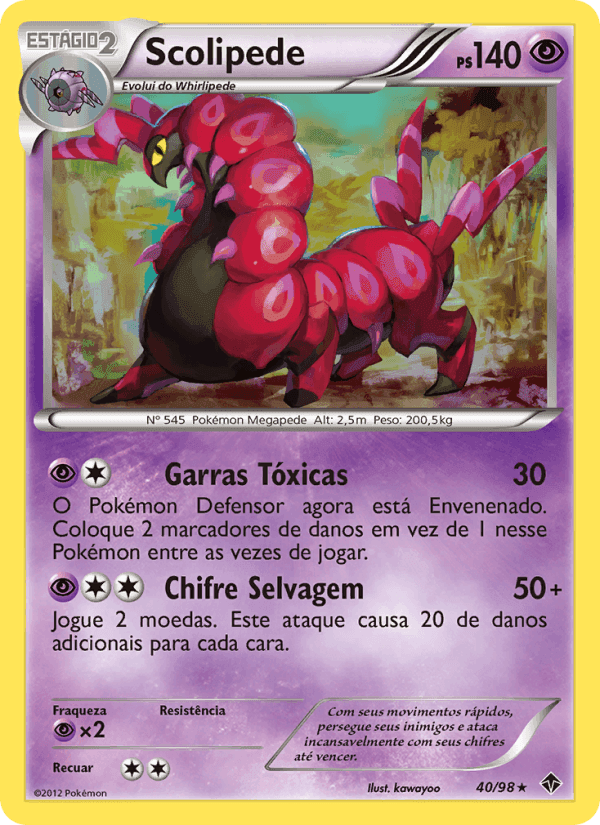 Scolipede, carta 40 de Poderes Emergentes