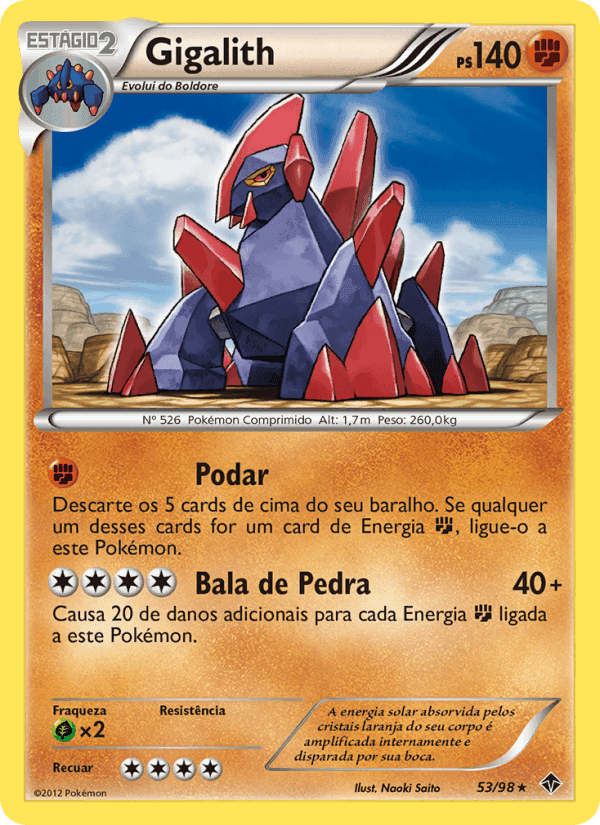 Gigalith, carta 53 de Poderes Emergentes