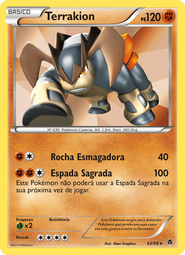 Terrakion, carta 63 de Poderes Emergentes