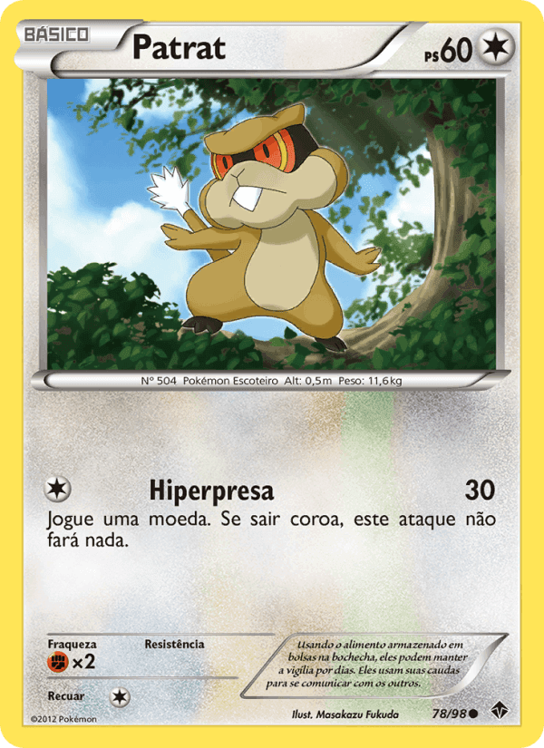 Patrat, carta 78 de Poderes Emergentes