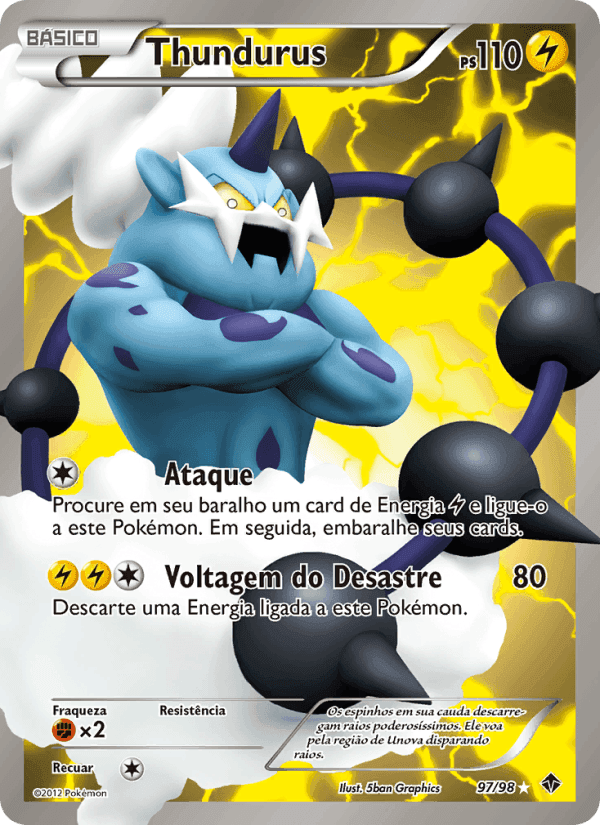 Thundurus, carta 97 di Poderes Emergentes