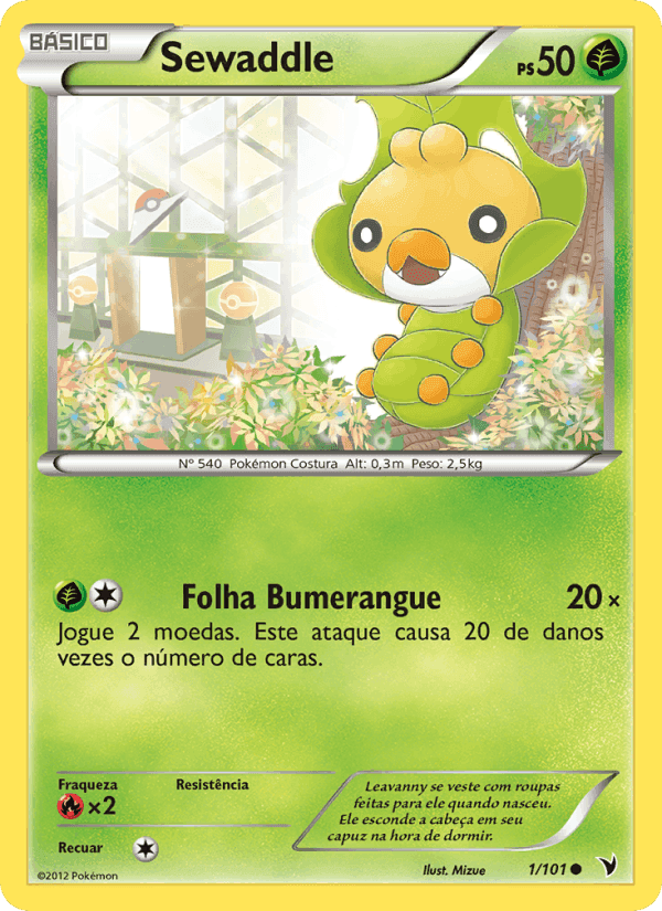 Sewaddle, carta 1 de Vitórias Nobres