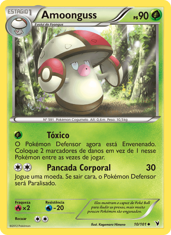 Amoonguss, card 10 from Vitórias Nobres