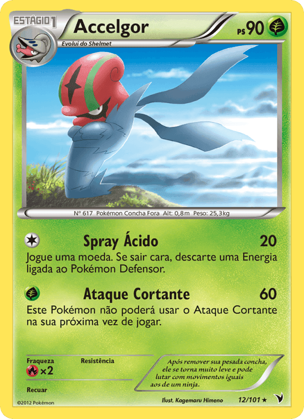 Accelgor, carta 12 di Vitórias Nobres