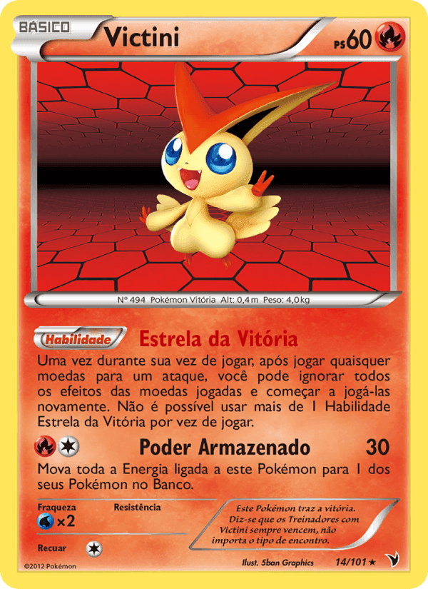 Victini, carta 14 di Vitórias Nobres