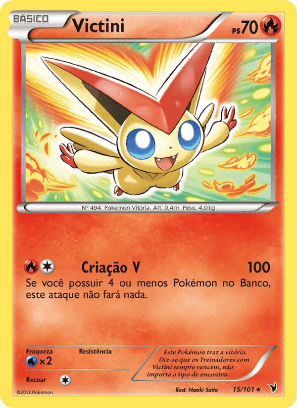 Victini, carta 15 di Vitórias Nobres