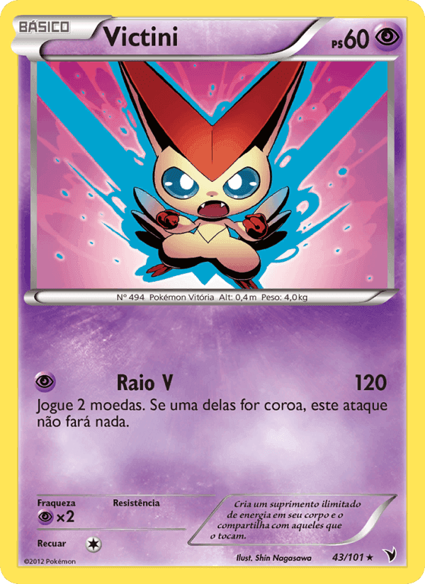 Victini, carta 43 di Vitórias Nobres
