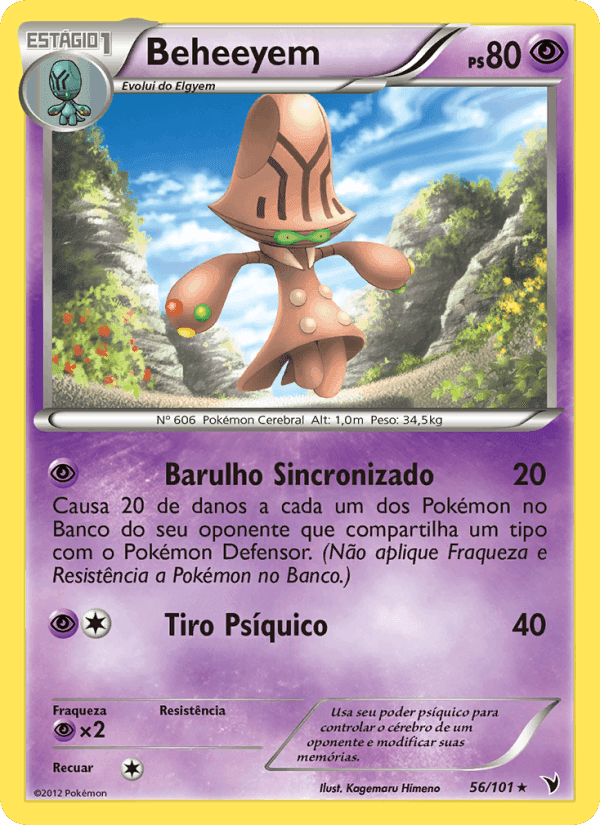 Beheeyem, carta 56 di Vitórias Nobres