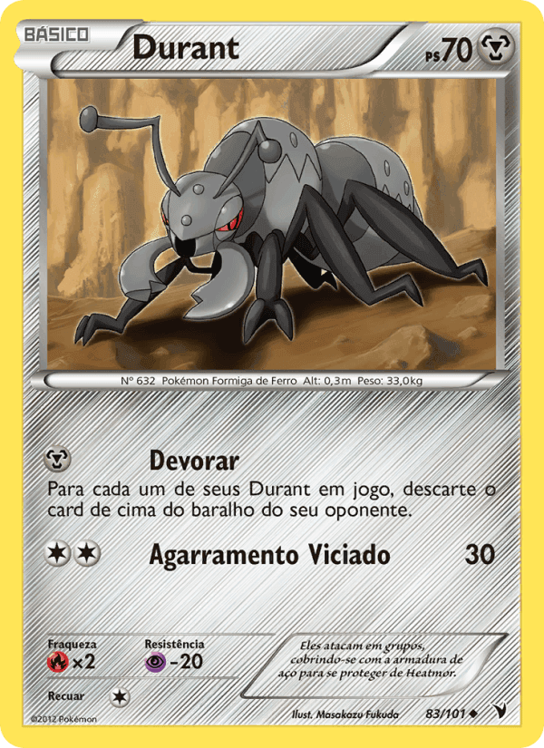 Durant, carta 83 de Vitórias Nobres