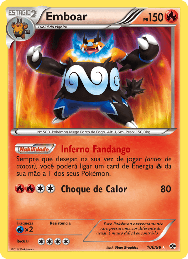 Emboar, carta 100 de Próximos Destinos
