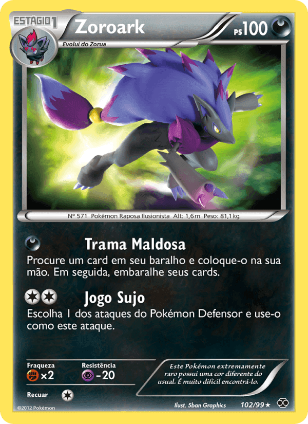 Zoroark, card 102 from Próximos Destinos