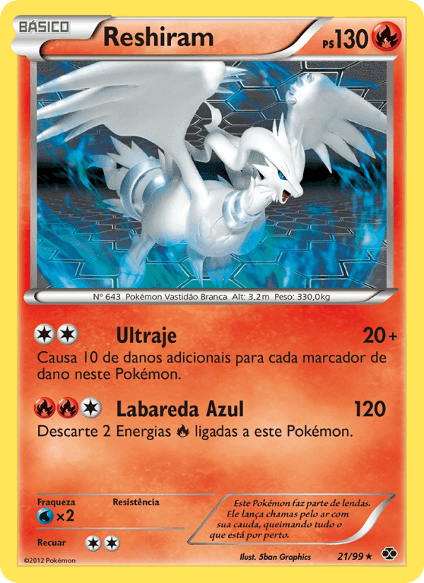 Reshiram, carta 21 di Próximos Destinos