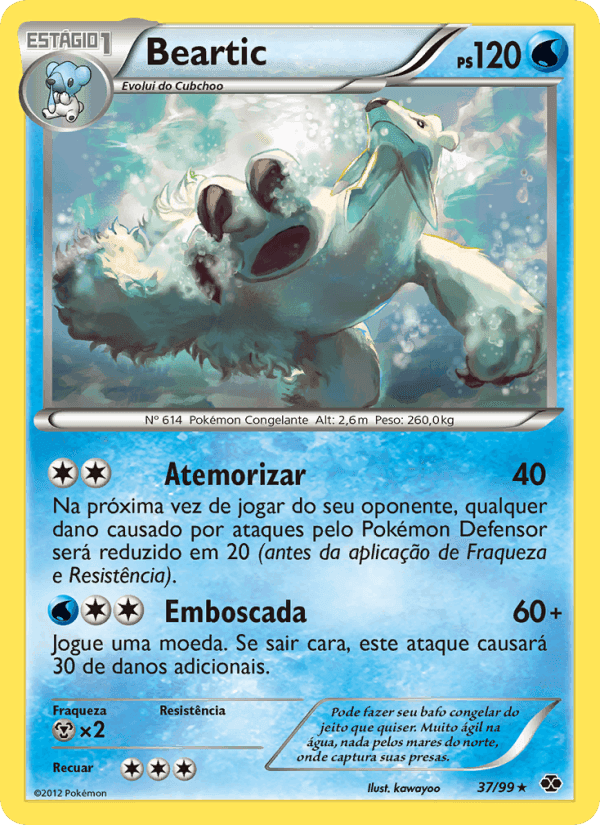 Beartic, carta 37 de Próximos Destinos