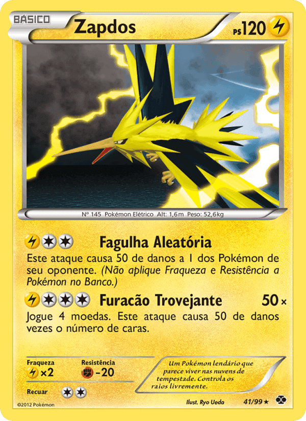 Zapdos, carta 41 de Próximos Destinos