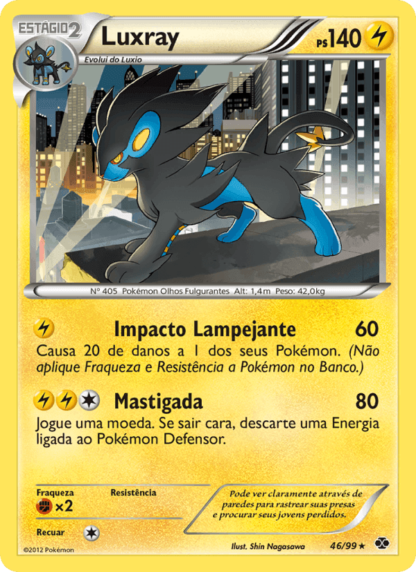 Luxray, carta 46 de Próximos Destinos