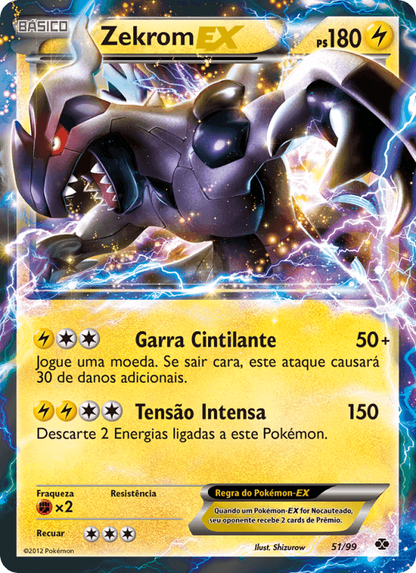 Zekrom-EX, card 51 from Próximos Destinos
