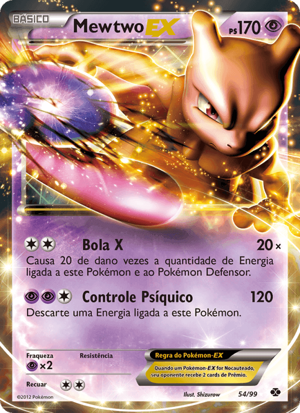Mewtwo-EX, carta 54 de Próximos Destinos