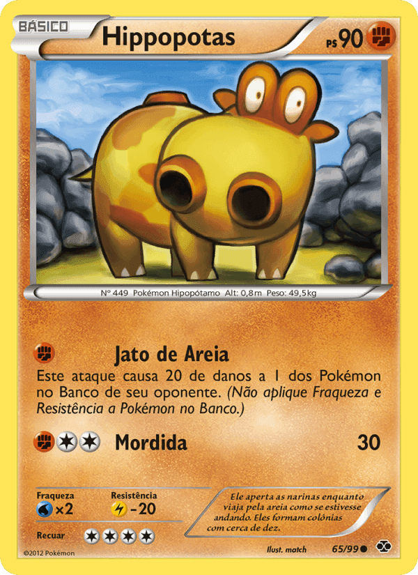 Hippopotas, card 65 from Próximos Destinos