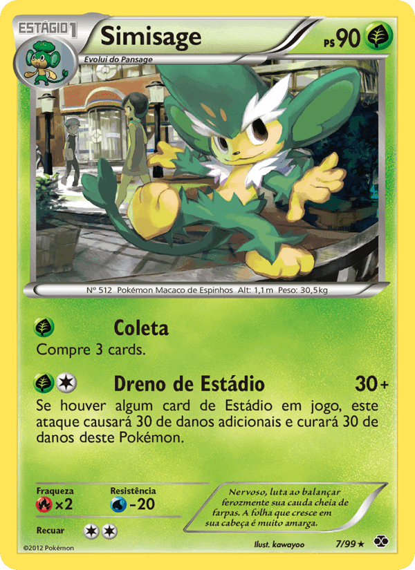 Simisage, carta 7 de Próximos Destinos