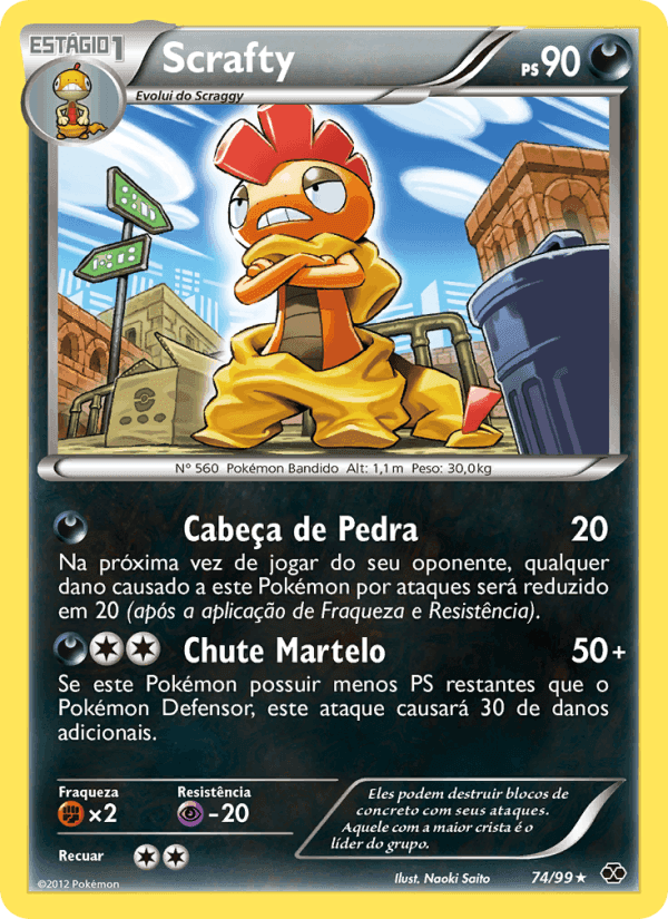 Scrafty, carta 74 de Próximos Destinos