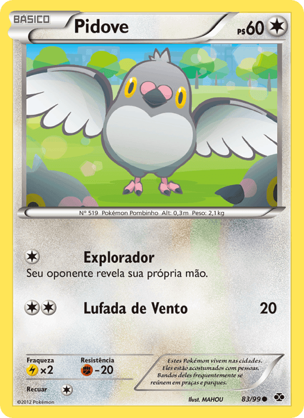 Pidove, card 83 from Próximos Destinos