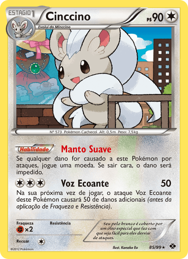 Cinccino, carta 85 de Próximos Destinos