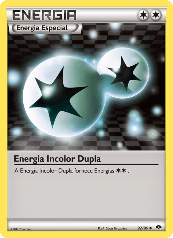 Energia Incolor Dupla, carta 92 di Próximos Destinos