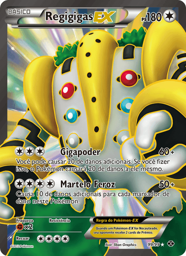 Regigigas-EX, card 99 from Próximos Destinos