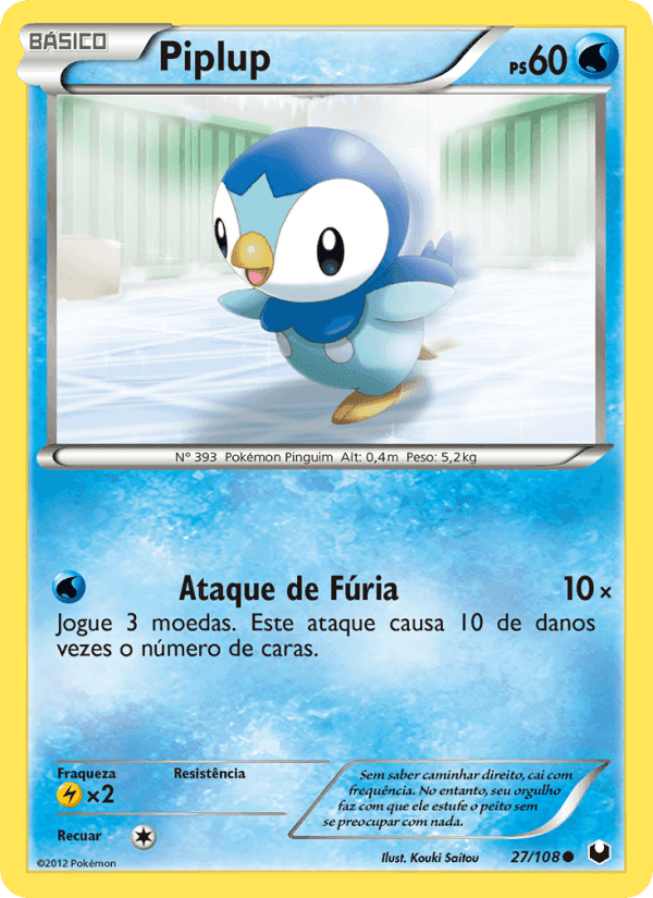 Piplup, carte 27 de Exploradores da Escuridão