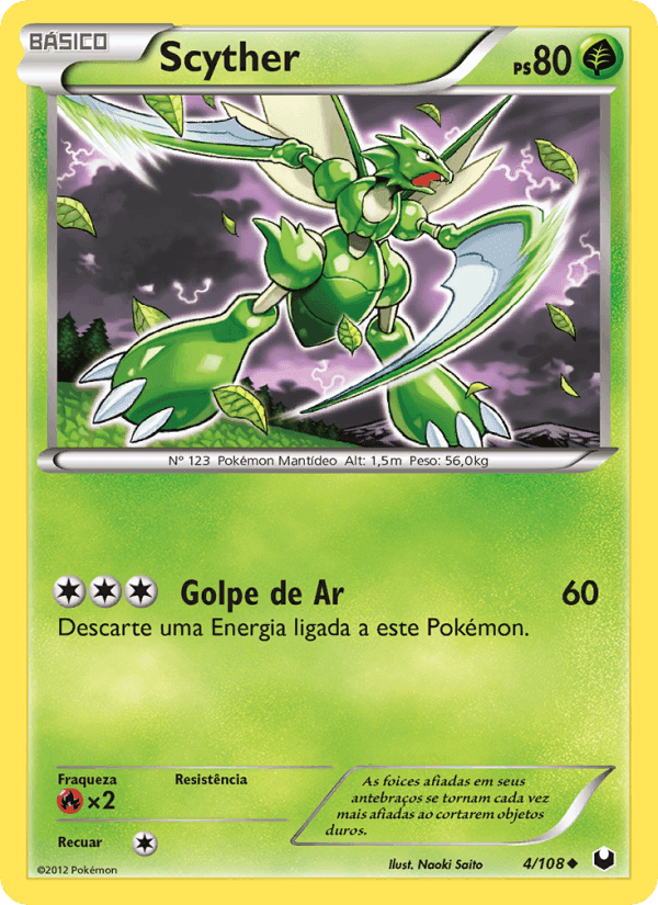 Scyther, carta 4 de Exploradores da Escuridão
