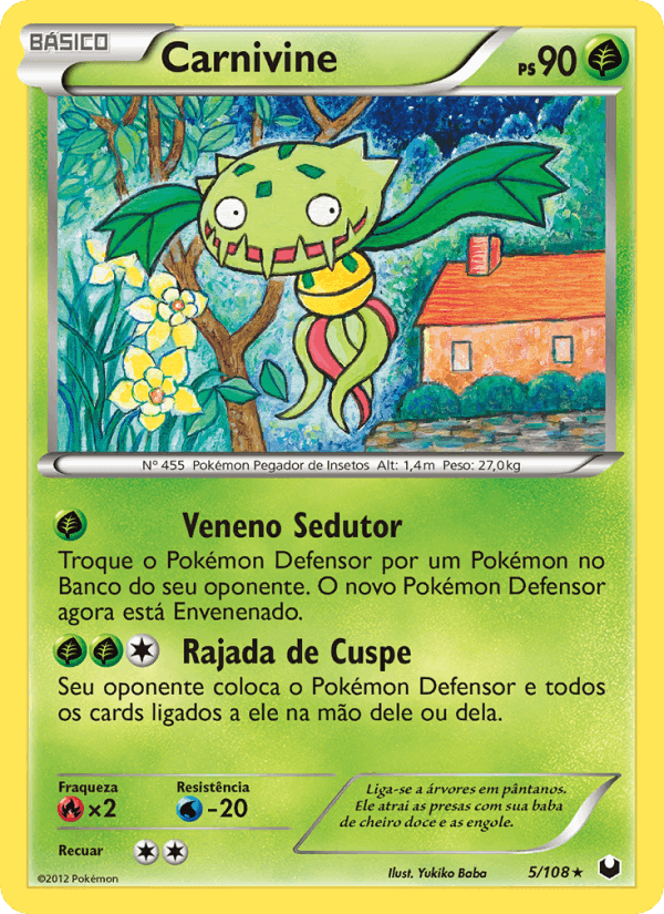 Carnivine, carte 5 de Exploradores da Escuridão