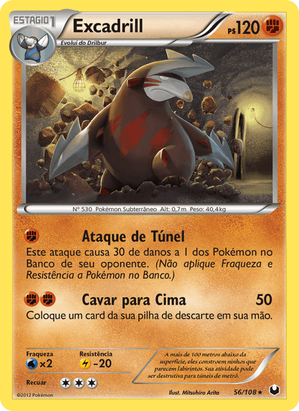 Excadrill, carta 56 de Exploradores da Escuridão