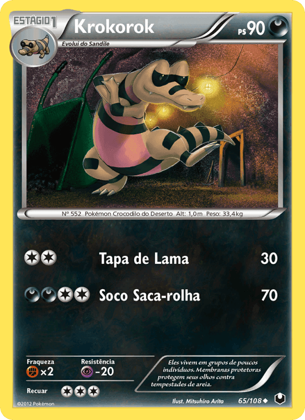 Krokorok, carta 65 de Exploradores da Escuridão