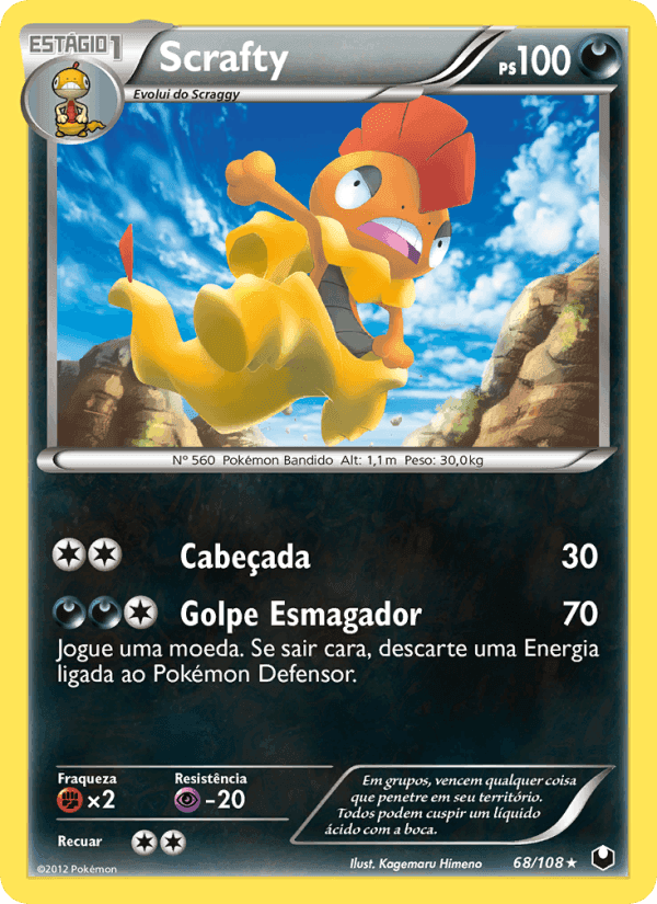 Scrafty, carta 68 de Exploradores da Escuridão