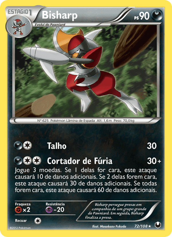 Bisharp, carta 72 di Exploradores da Escuridão
