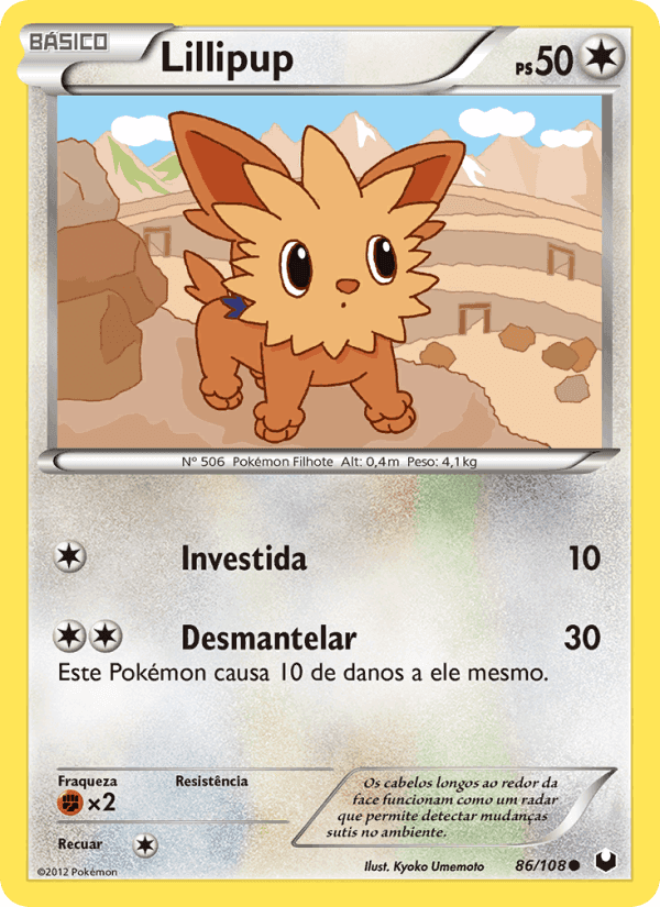 Lillipup, carta 86 de Exploradores da Escuridão