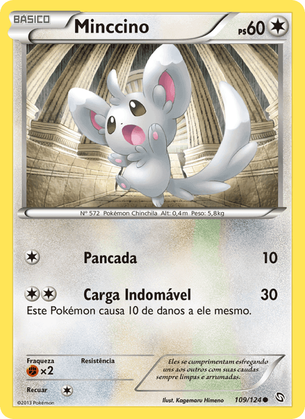 Minccino, carta 109 de Dragões Enaltecidos
