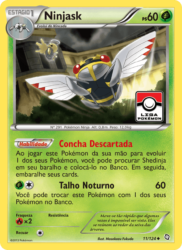 Ninjask, carta 11 de Dragões Enaltecidos