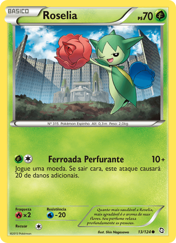 Roselia, carte 13 de Dragões Enaltecidos
