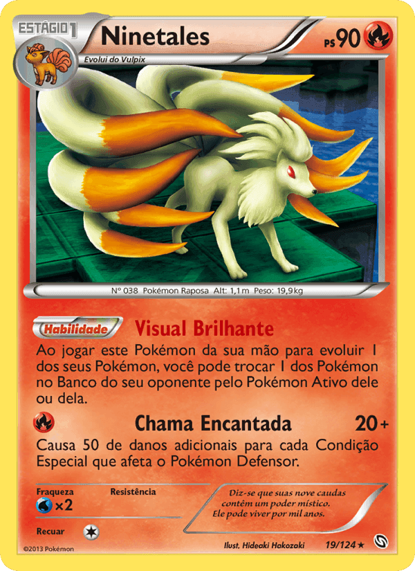 Ninetales, carte 19 de Dragões Enaltecidos
