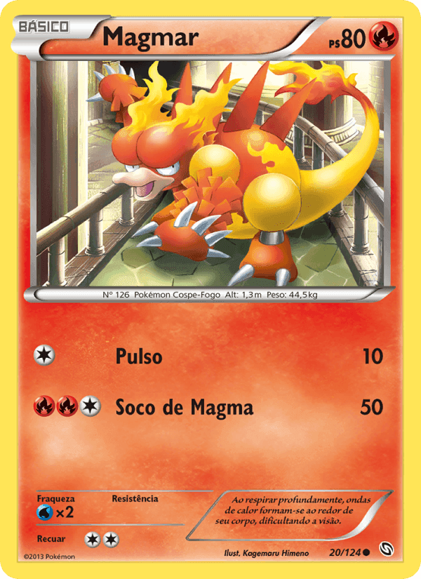 Magmar, carte 20 de Dragões Enaltecidos