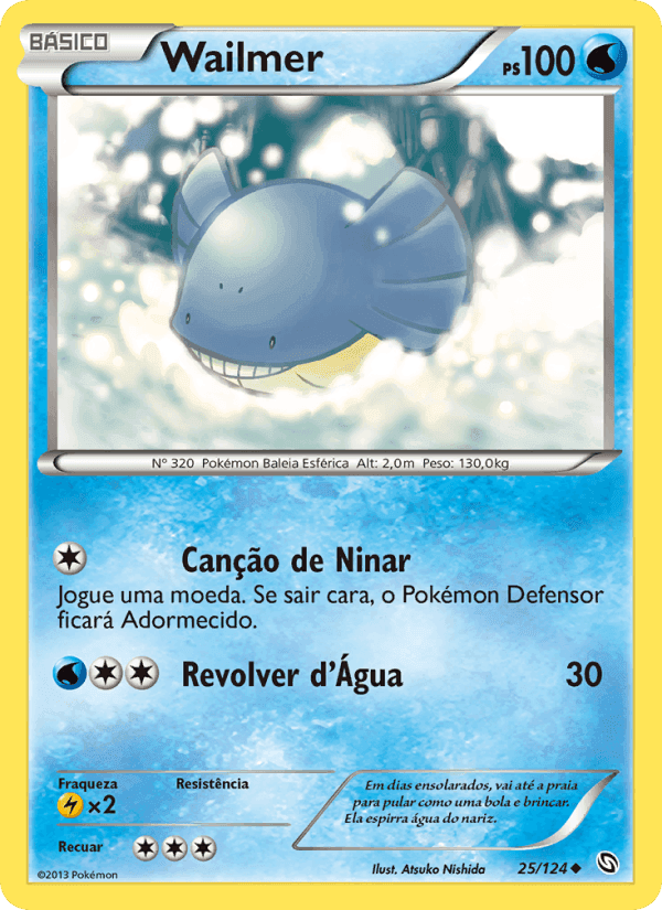Wailmer, carte 25 de Dragões Enaltecidos