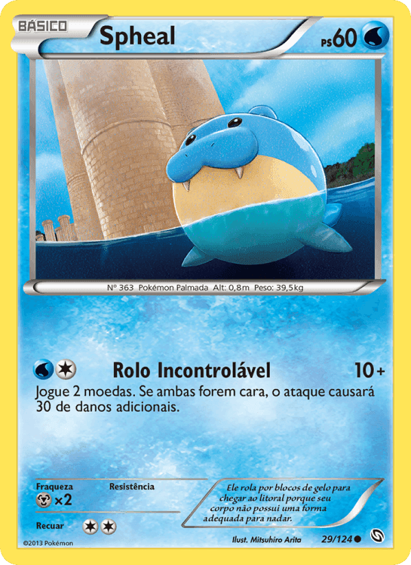 Spheal, carta 29 de Dragões Enaltecidos
