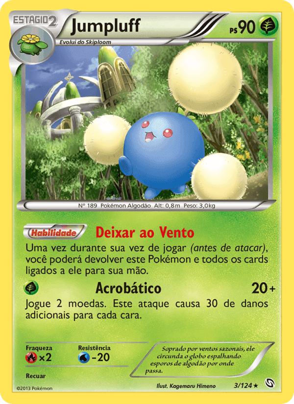 Jumpluff, carte 3 de Dragões Enaltecidos